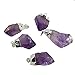 KISSPAT Healing Crystal Necklace | Natural Purple Amethyst Quartz Stone Necklace for Women | 30'' Long Pendant Necklace