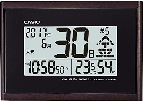 Amazon Co Jp カシオ 日めくりカレンダークロック Idc 1j 5jf 掛け時計 電波時計 シンプル デジタル 食品 飲料 お酒