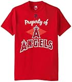 MLB Los Angeles Angels Men's 58T Tee, Red, Large