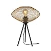 Lucide MESH – Tafellamp – Ø 30 cm – 1xE27 – Mat Goud/Messing