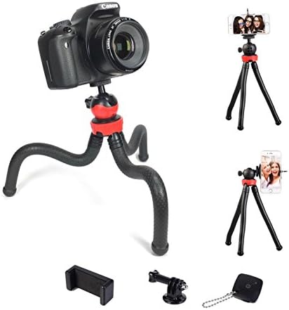 Legazone Mini Flexible Octopus Mobile Tripod With Phone Holder Adapter for iPhone X Smartphone DSLR Camera Nikon Canon Gopro Hero