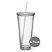Maars® Insulated Travel Tumblers 32 oz. | Double Wall Acrylic | 6 Pack
