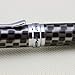 Gullor Advanced Executive Rollerball Pen Jinhao 750 Black & Silver Square Pattern Pen