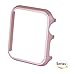 Apple Watch Case Aluminum,Unique iWatch Aluminum Protective Shell Bumper Cases Covers for Apple iWatch All Models (42mm Rose Gold)