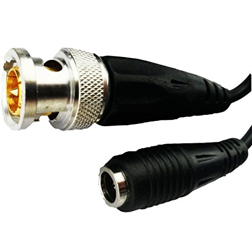 UTP balun hd Ventech cat5 to bnc Video baluns transceiver Passive with Power Connector Compatible with All CCTV Technologies(Analog AHD TVI CVI ntsc pal) 4 Pairs rj45 75 OHN connectors