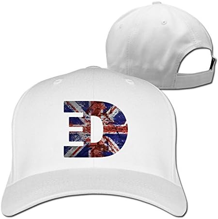 EUNICORN SG Ed Sheeran Ajustable Baseball Cap Cotton White