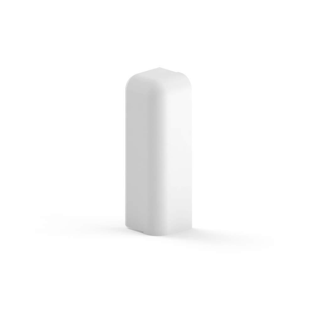Habengut End Cap for Skirting Board 70 mm PVC Colour: White Contents: 1 Piece for a Clean Finish