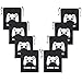 Aresmer Video Game Drawstring Bags Gaming Party Bags for Kids Birthday Party - 12 Pack
