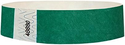 Organizon Series: 3/4" Tyvek Wristbands Teal 500 Count - All Events Identification Bands