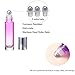 Glass Roller Bottles Empty Bottles for Essential Oil 12 Pack with Stainless Steel Roller Ball Opener Droppers Funnel Lables