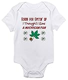 Sorry for Spittin Up Funny One-piece Baby Bodysuit Clothes for Ohio State Fans