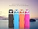 Saron Tech. Foldable Silicone Sports Water Bottle BPA Free FDA Approved 100% Food Grade Silicone, Collapsible Unbreakable Leak Proof Reusable Ice Pack 26 Oz 750ml (Orange,Purple,Blue,Brown)