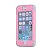 iPhone SE Case, Asstar [Stand Feature] Durable Soft TPU+PC 3 in 1 Hybird Hard Back All-round Protection Case Suitable for iPhone SE / 5S / 5 (Pink+gray)