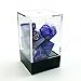 Swirled Two Tone Swirled Purple RPG Dice Set of 7 in Brick Box Package, Complete Polyhedral Dice Set of d4 d6 d8 d10 d12 d20 d%