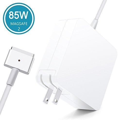 Macbook Pro Charger,Coresto 85W Magsafe 2 Charger with T-Tip Connector,85W Magsafe Power Adapter Mac Laptop Charger Replacement for Macbook Pro 15 Inch(Mid 2012 Later) A1398 Charger