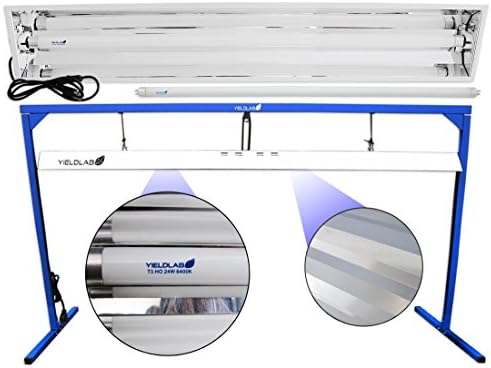 Yield Lab Complete 54w 4 Foot T5 Fluorescent Grow Light Kit (6400K)