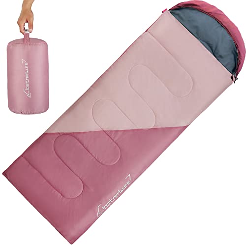 Clostnature Leichter Camping Schlafsack, 3-4 Jahreszeiten Deckenschlafsack