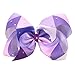 CÉLLOT Big Rhinestone Rainbow Hair Accessory Pack for Girls - 8inch Alligator Clips for Teens, Toddlers, and Kids