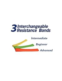 Scarmat - Sistema de entrenamiento para brazos con 3 bandas de resistencia para entrenamiento de mujer, para fortalecer brazos, bíceps, hombros, pecho de nueva generación