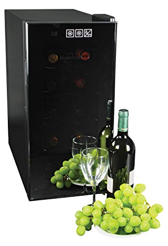 Koolatron-KWT10BN-Wine-Cooler-with-10-Bottle-Capacity-Vibration-Free-Thermoelectric-Cooling-Digital-Temperature-Controls-Black