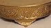 Belmont 18 Inch Matte Gold Round Wedding Cake Stand Plateau-