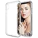 HenSun Clear Case iPhone Xs Max Girls Boys, Scratch Resistant Ultra-Thin Anti-Slip TPU Bumper Protective Glitter Cell Phone Cases Cover Women Men Kid Fit iPhone Xs Max 2018 Transparent Crystal Clear