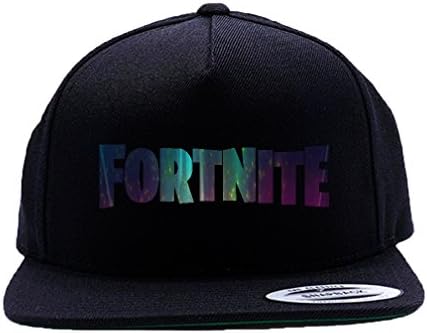 Graphic teez Apparel Fortnite Battle Royale Color Change Chrome Color Shift Black Baseball Cap Unisex Hat