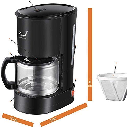 BJYG Kaffeemaschinen Kaffeemaschine, Filterkaffeemaschine mit isoliertem Krug, Anti-Tropf-System, permanent… – Bild 3