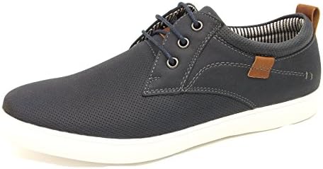 Limited Edition Mens Gents Harris Lace-up Casual Leisure/Holiday Shoe Pump in Navy Grey Size 7,8,9,10,11