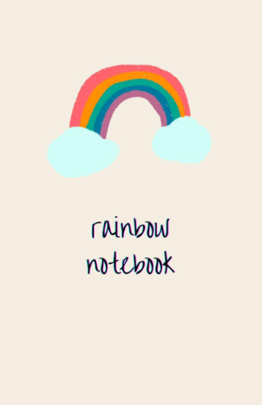 Rainbow Notebook: Unlined Notebook 5.5 x 8.5