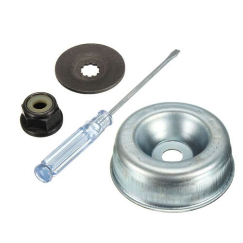 Geelyda Gardening Machine Lawnmower Kit-Thrust Washer,Rider plate,Collar Nut,Maintenance Screwdriver,Blade Adapter Attachment Maintenance Kit For STIHL String Trimmers Brush Cutter - Thumbnail 6