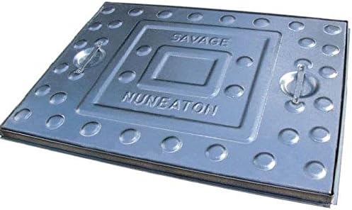 Peter Savage Manhole Cover 5T load rating - Pressed Steel for 600x450 clear opening (25mm deep) PS51CP by Peter Savage