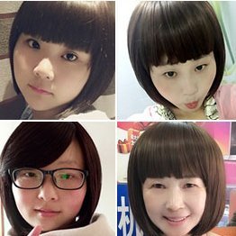 Amazon Com Simulation Middle Aged Mother Wig Natural Short Hair