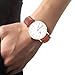 Aurora Women's Metal Retro Casual Round Dial Quartz Analog Wrist Watch with Brown Leather Band-Rose Gold