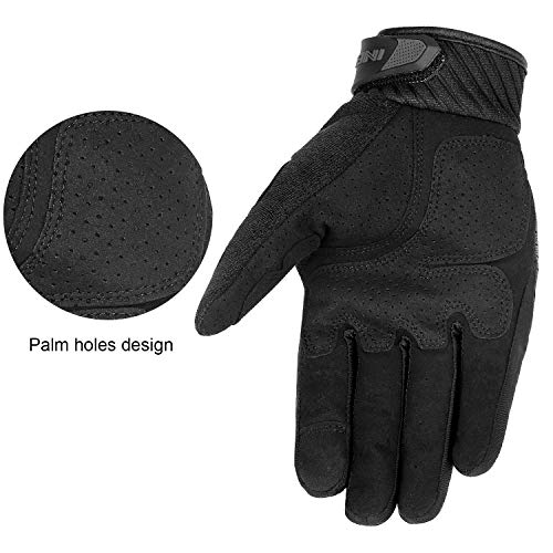 image for INBIKE Motorcycle Gloves, 3mm EVA Palm Pad Motorbike Winter Gloves Ful