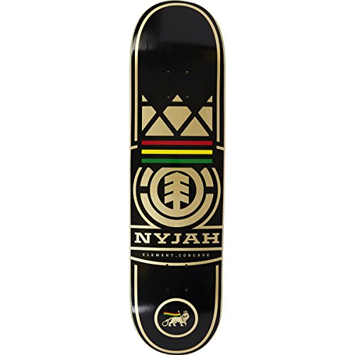 Element Nyjah Shape Logo 8.1 Skateboard Deck, Assorted, One 