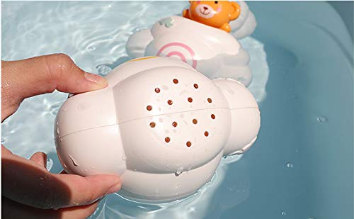 MOOYE Nimbus Rain Clouds Fun Playing Water Baby Shower Bath Educational Toys Bathing Water Spraying Tool Kids Toddlers Children (Elephant Shower) - Thumbnail 4