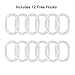 BLEUM CADE Funny Bathing Dinosaur Shower Curtain Bathroom Curtain with 12 Hooks, Durable Waterproof Animal Fun Bath Curtain