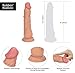 Pure Love 8 inch Extra Long Dildo with Suction Cup, Beige Color, Adult Sex Toy