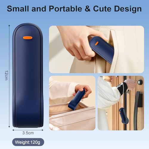 JATEKA 2 in 1 Portable Fan, Folding Fan, Wind Speed 3.5m/s, Silent Fan with Mobile Power, Suitable for Outdoor, Travel, Office
