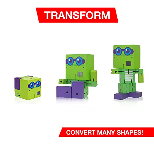 Wooden Robot Toy, cubebot Toy, cubebot, Cube Toy Puzzle, cubebot Micro