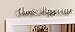 Cape Craftsmen Choose Happiness Cursive 3-D Metal Wall Décor in Black Finish - 30