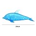 WFFO Slow Rising Squishy Toy, Spongy Dolphin Bead Stress Ball Toy Squeezable Squishies Toy Stress Relief Toy or Kids Party Toys Stress Reliever Toy (Blue)