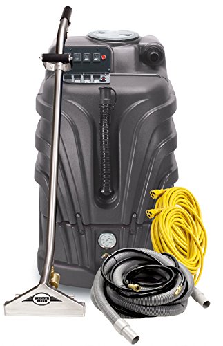 Powr-Flite PFX1085MAX2 Max Hot Water Carpet Extractor Starter Pack, 10 gal Capacity, Black