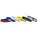 AMIC Silicone Wristband Bracelet --5PCS Assorted Color