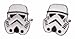Star Wars Men's Stormtrooper Helmet Cufflinks W/Gift Box