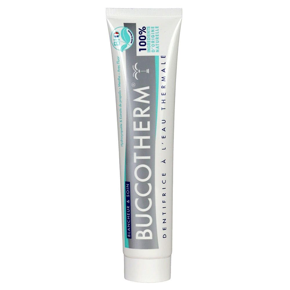 Buccotherm Toothpaste with Thermal Spring Water Whiteness & Care Organic 75ml