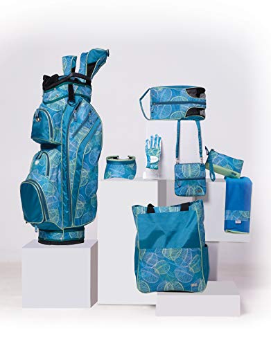 Glove It Women's Golf Bag Ladies 14 Way Golf Carry Bag - Golf Cart Bags for Women - Womens Lightweight Golf Travel Case - Easy Lift Handle - 2019 Aqua Leaf - Thumbnail 4