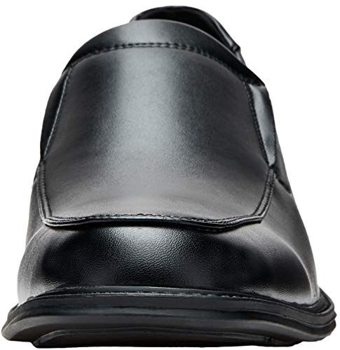 VEPOSE Men's Slip on Dress Shoes Formal Square Toe Loafer Oxfords(10.5,Black) - Thumbnail 3