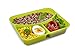 3 components Portion Weight Loss Control Container For Lunch Box Meals Prep fruit snacks kit- pack of 20 Airtight Also Kitchen Divided Storage Snack Port Bentos for Deli Health Tiffin